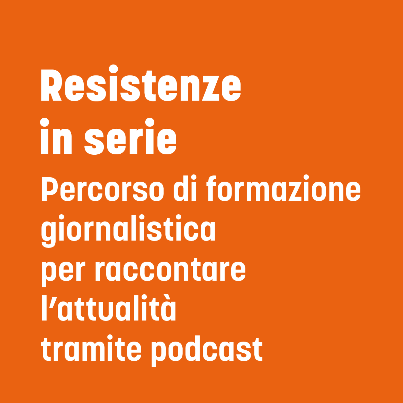 Resistenze in Serie podcast artwork