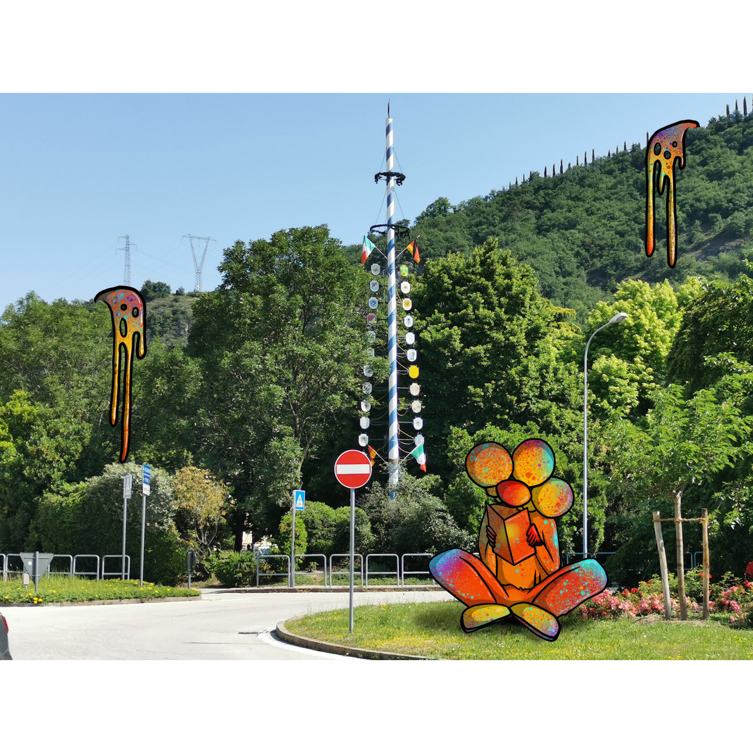 La piazza per aria – Gardolo: L’albero di maggio