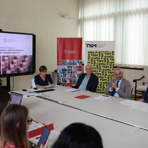 Conferenza stampa di presentazione di un master © Teyssot / UniTrento